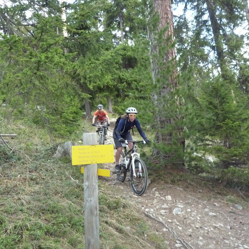 Début de descente : tranquille !