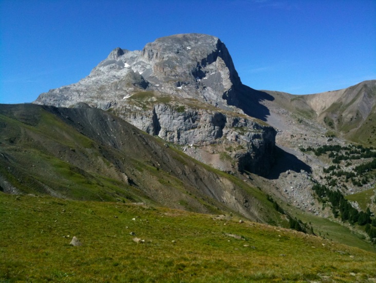 Vue sur la grande Séolane : Vue sur la grande Séolane, en arrivant au sommet du Lac