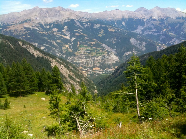 Vue sur les Thuiles
