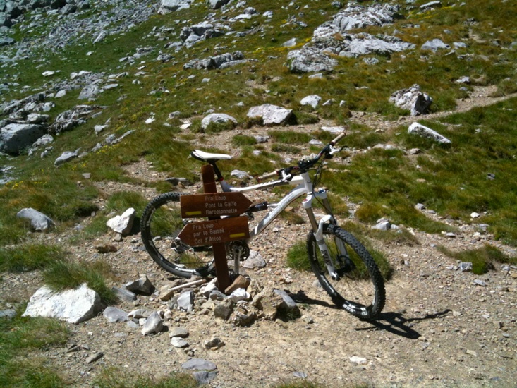 Col des Thuiles : Arrivé au Col des Thuiles