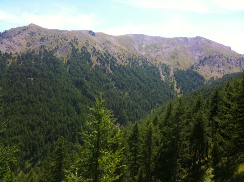 La crête du Lac : La crête du Lac, ce matin on était là-haut en face