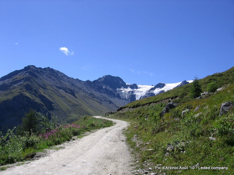 Glacier de Vouasson : Quelle belle piste de montée
