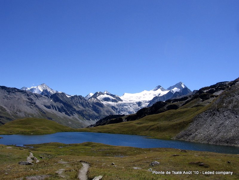 #10 Lac des Autannes (2686m) : Vue sur le glacier de Moiry et le Grd Cornier (3961m) Lac des Autannes (2686m) : Vue sur le glacier de Moiry et le Grd Cornier (3961m)