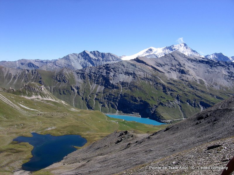 #9 Le Val de Moiry : Le lac des Autannes, l Le Val de Moiry : Le lac des Autannes, l'alpage de Torrent, le lac de Barrage de Moiry