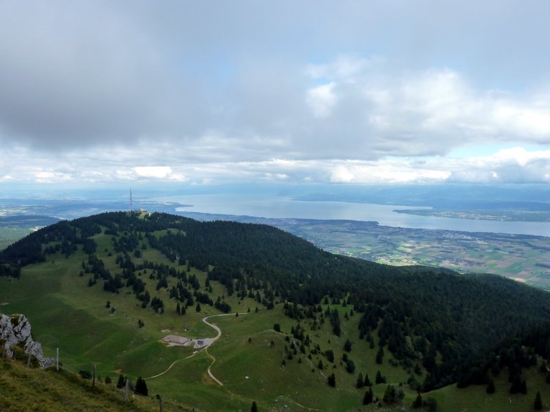 La Dôle : Vue sur la Barillette,Lausanne et le Haut-Lac