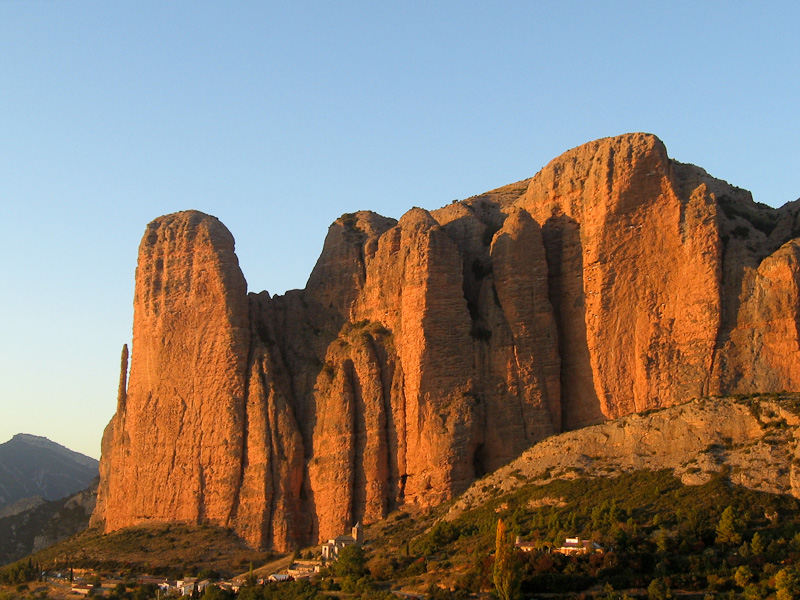 Mallos de Riglos : Rien que le coucher de soleil vaut le détour !