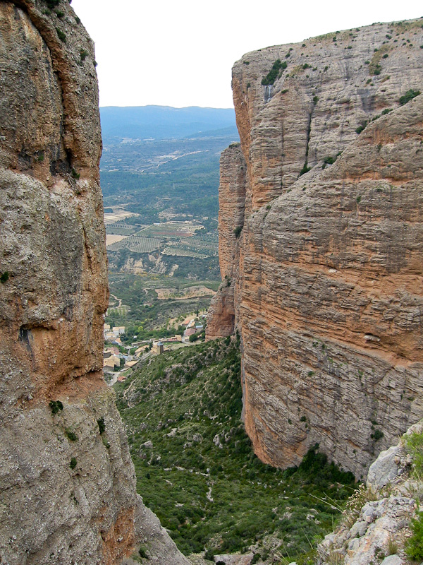 Riglos : Vue plongeante sur le village