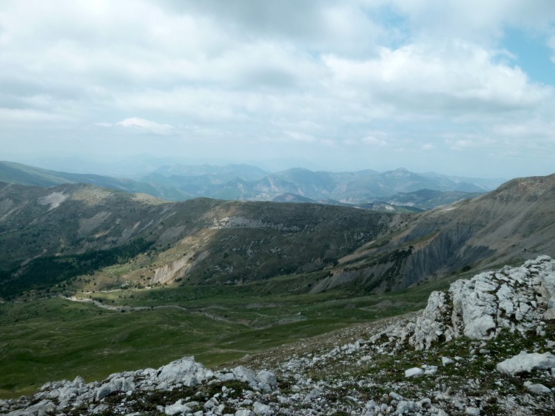 La Crête du Raus.. : vue d'en face. Un belle tirée!