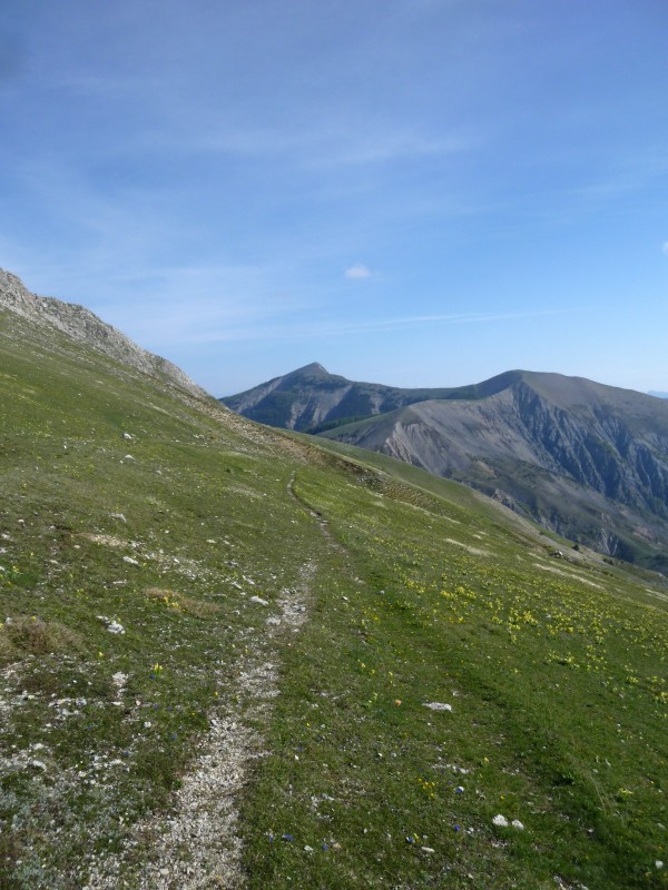 Vers le col de la Clapouse : Ca filllllllle ... !