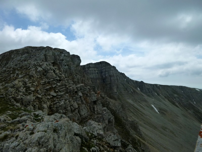 Vers les Monges : Qui de l'orage ou moi arriveront en premier..?