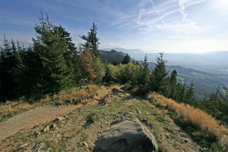 Le Signal des Voirons : Descente du Signal.