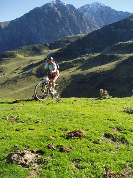 #4 Lac d Lac d'Arou : Patricia sous l'Arbizon.