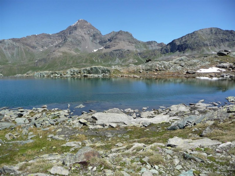 Monte Creya : Au lac de Miserino, vue côté Nord.