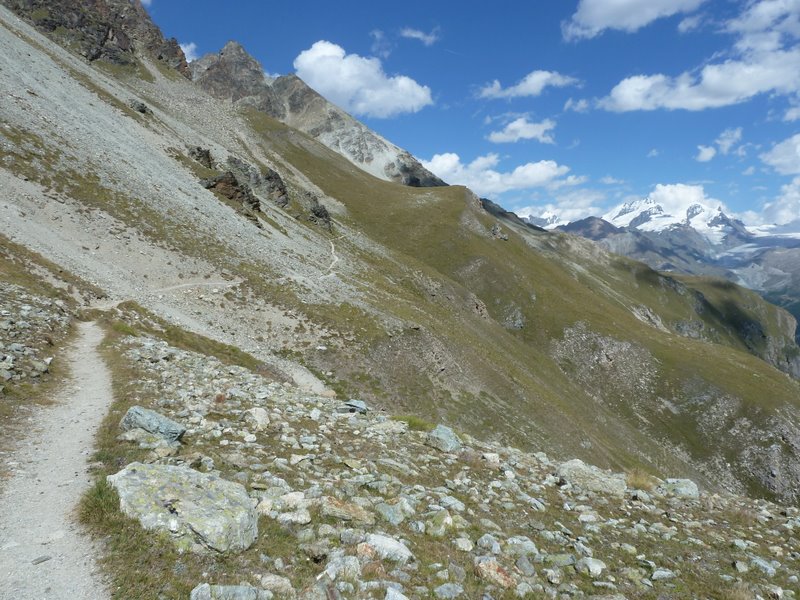 Höhbalmen : Début du sentier balcon vers Höhbalmen