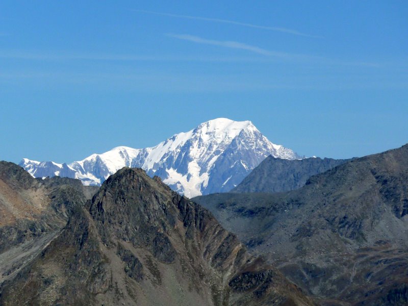 Mont Blanc : Mont Blanc depuis le sommet