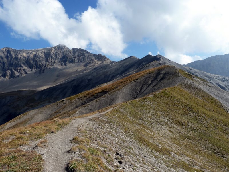 Arête de l'Arpille : Au dessus du Sanetsch