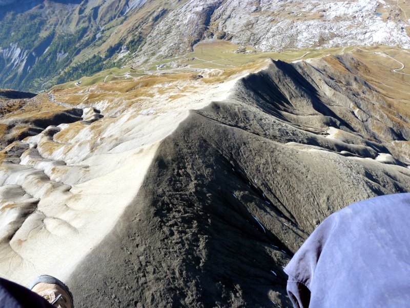Arête de l'Arpille : L'Arête de l'Arpille vue des airs