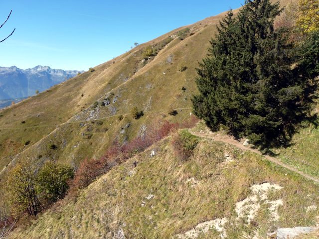 sentier de Valbuche : la traversée sous le Mont du Fut