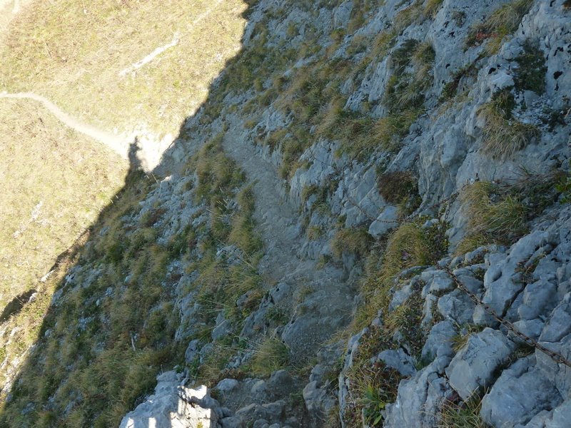 Col de Vernaz : Traversée vers le col de Vernaz pas toujours roulante