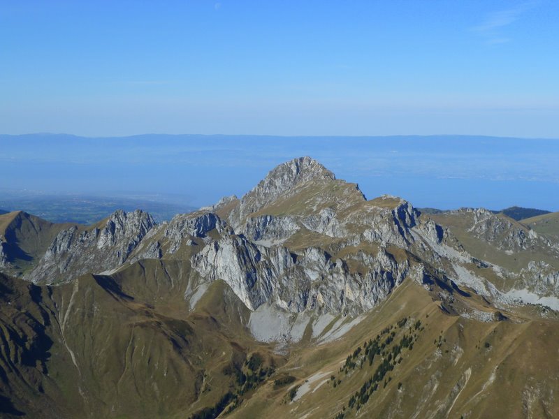 Dent d'Oche : Dent d'Oche et Léman