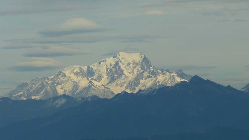 Mont Blanc : plus de soleil vers le Nord
