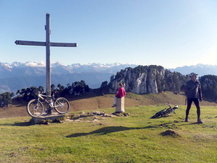 La Croix de l'Alpe : à partir de là on découvre un panorama 360°