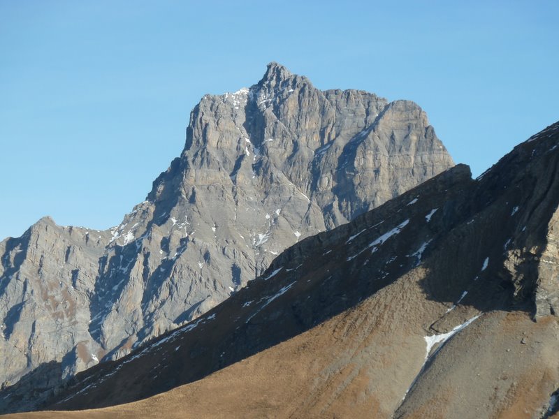 #9 Grand Muveran : Face W du Grd Muveran intégralement sèche Grand Muveran : Face W du Grd Muveran intégralement sèche