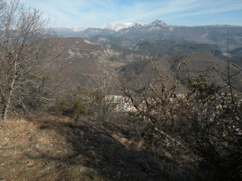photo2 : Les sommets des Alpes de hautes provence... où est la neige?