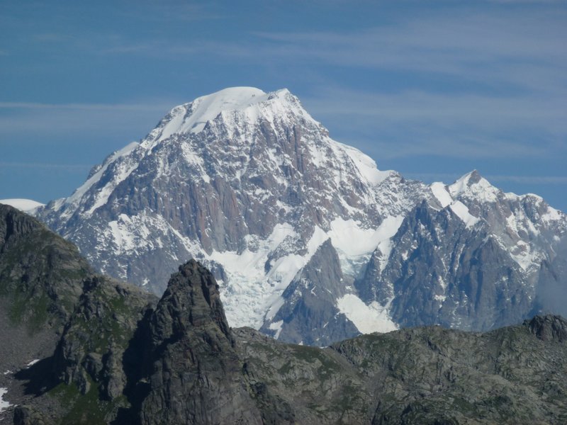 Mt Blanc : Angle un peu inhabituel (pour nous en tout cas)