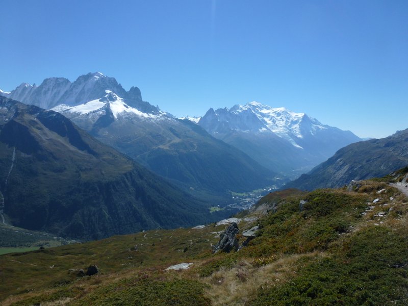 Aig. des Posettes : Revoilà le Mt Blanc