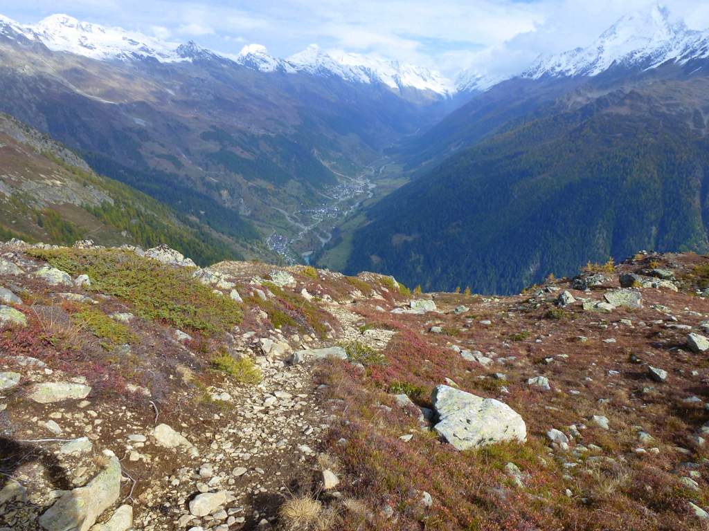 Niwen : Belle vue sur le Lötschental