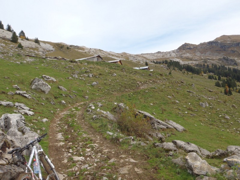 #7 Chemin du Criou : Chalets du Criou, montée accessible à VTT. Chemin du Criou : Chalets du Criou, montée accessible à VTT.
