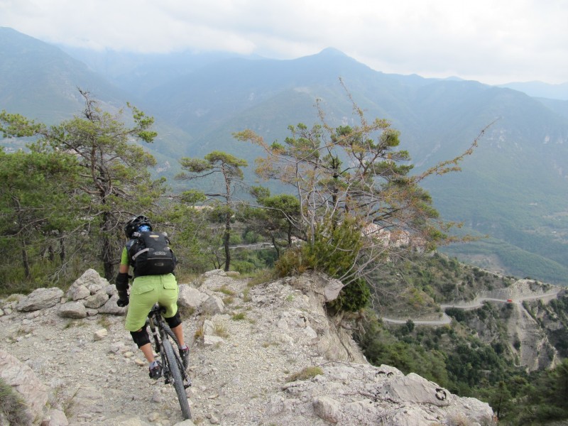 Villars / Bairols : Fin de la descente sur Bairols