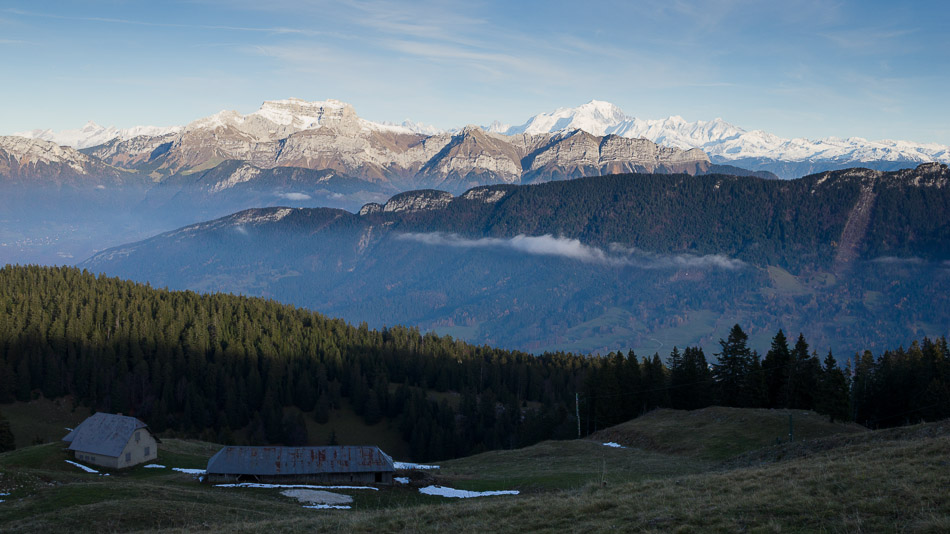 Tournette : et Mont-Blanc