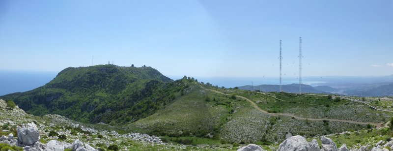Mont Agel : Panorama de la Cime de Galian