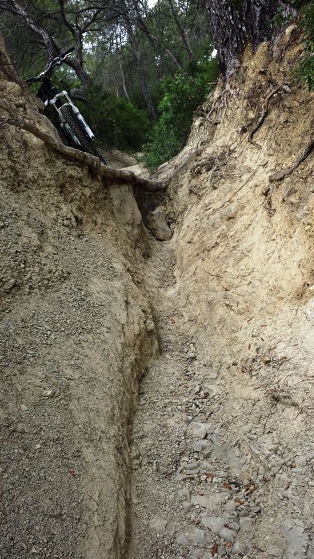 Erosion : Vue du dessous