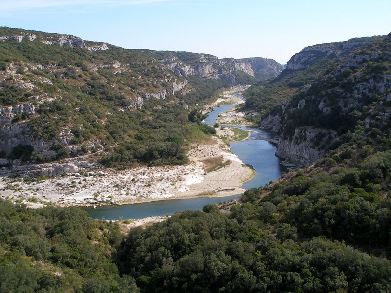 Les Gorges du Gardon et le site de La Baume 